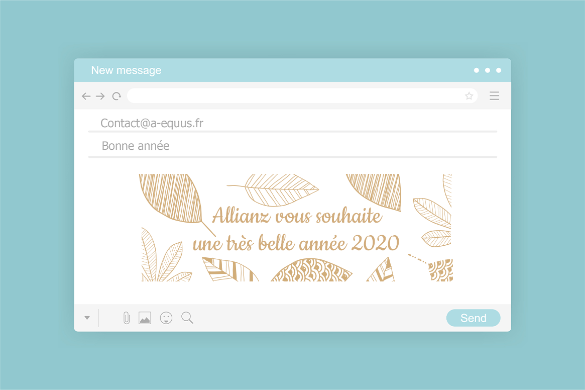 Carte de voeux mail